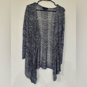 serendipity by victoria cardigan dark gray long sleeve woman sizes M